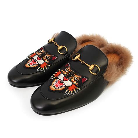 tiger gucci mules